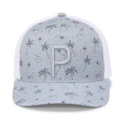 PUMA Golf Puma Tropical Bliss P Trucker Snapback Cap -Brands Sales Store 024258 01 dt01 00126.1669665943