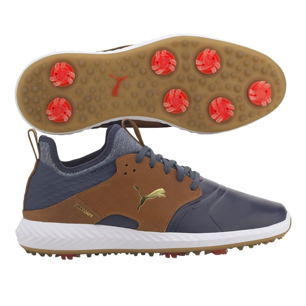 PUMA Golf Puma Ignite PWRADAPT Caged Crafted Golf Shoes 3 PUMA Golf Puma Ignite PWRADAPT Caged Crafted Golf Shoes