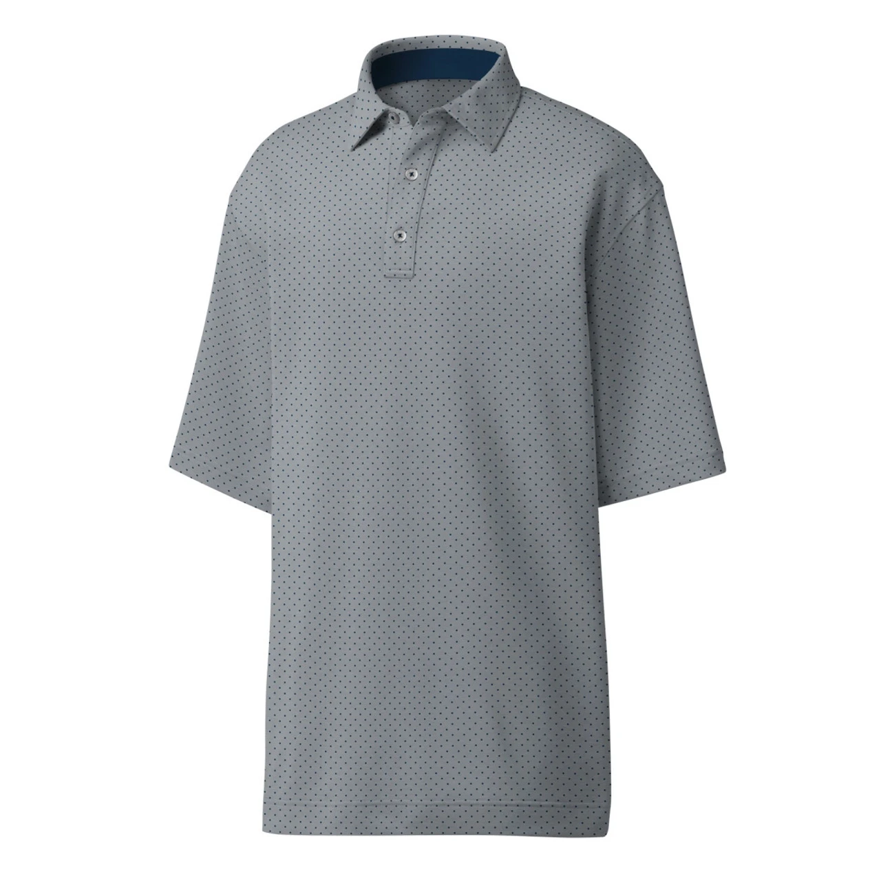 FootJoy Golf FootJoy ProDry Performance Stretch Lisle Dot Print Self Collar Polo 6 FootJoy Golf FootJoy ProDry Performance Stretch Lisle Dot Print Self Collar Polo - Image 4
