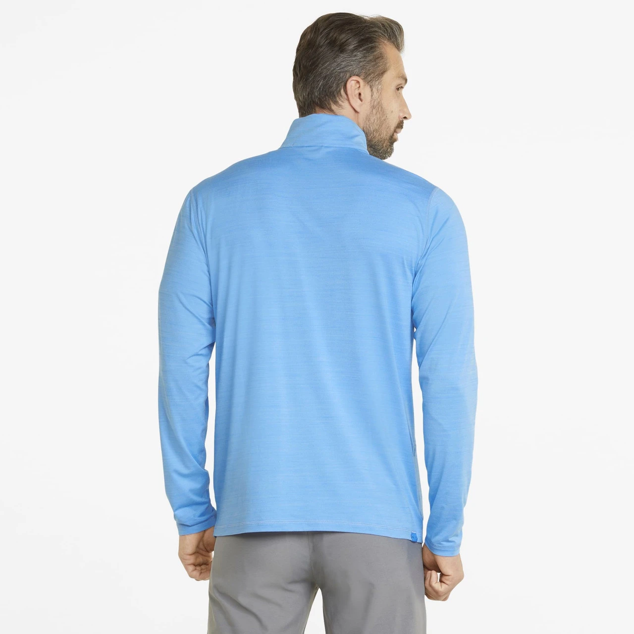 PUMA Golf Puma Cloudspun GRYLBL 1/4 Zip 4 PUMA Golf Puma Cloudspun GRYLBL 1/4 Zip - Image 2
