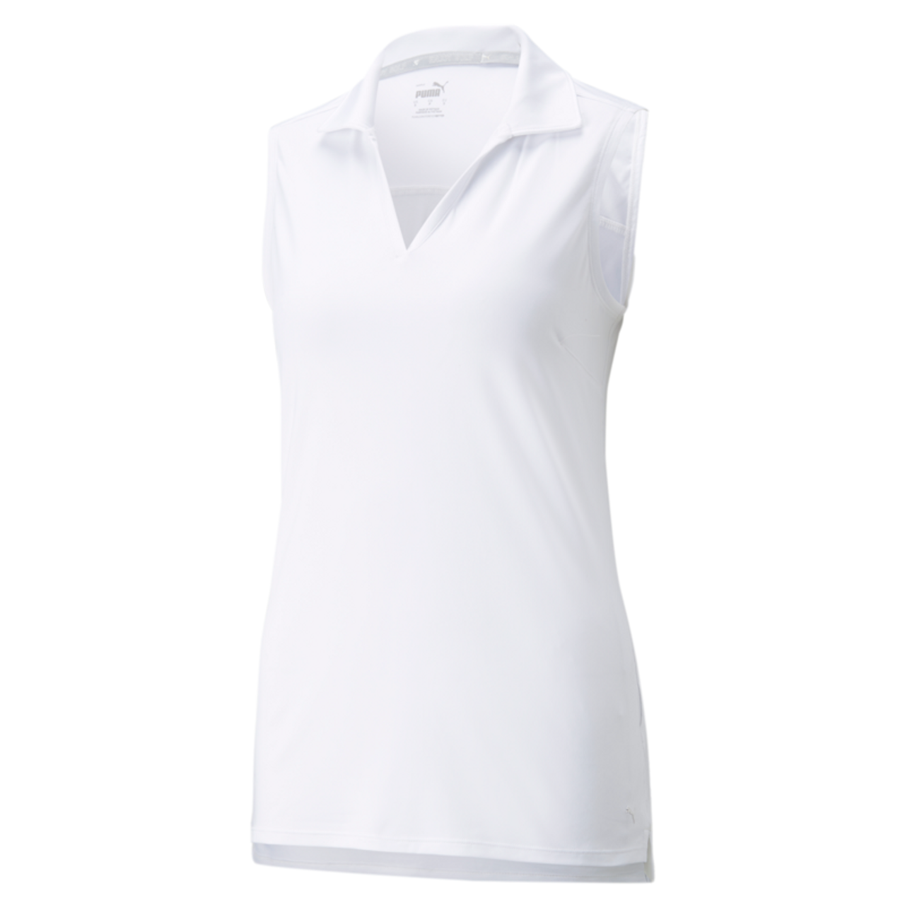 PUMA Golf Puma Womens Cloudspun Coast Sleeveless Polo 7 PUMA Golf Puma Womens Cloudspun Coast Sleeveless Polo - Image 5