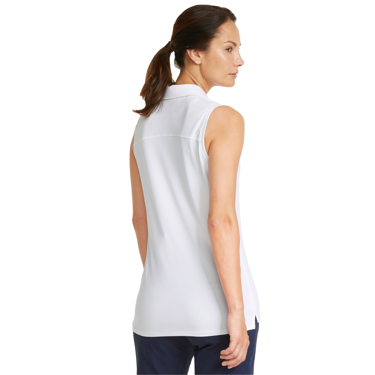 PUMA Golf Puma Womens Cloudspun Coast Sleeveless Polo 9 PUMA Golf Puma Womens Cloudspun Coast Sleeveless Polo - Image 7