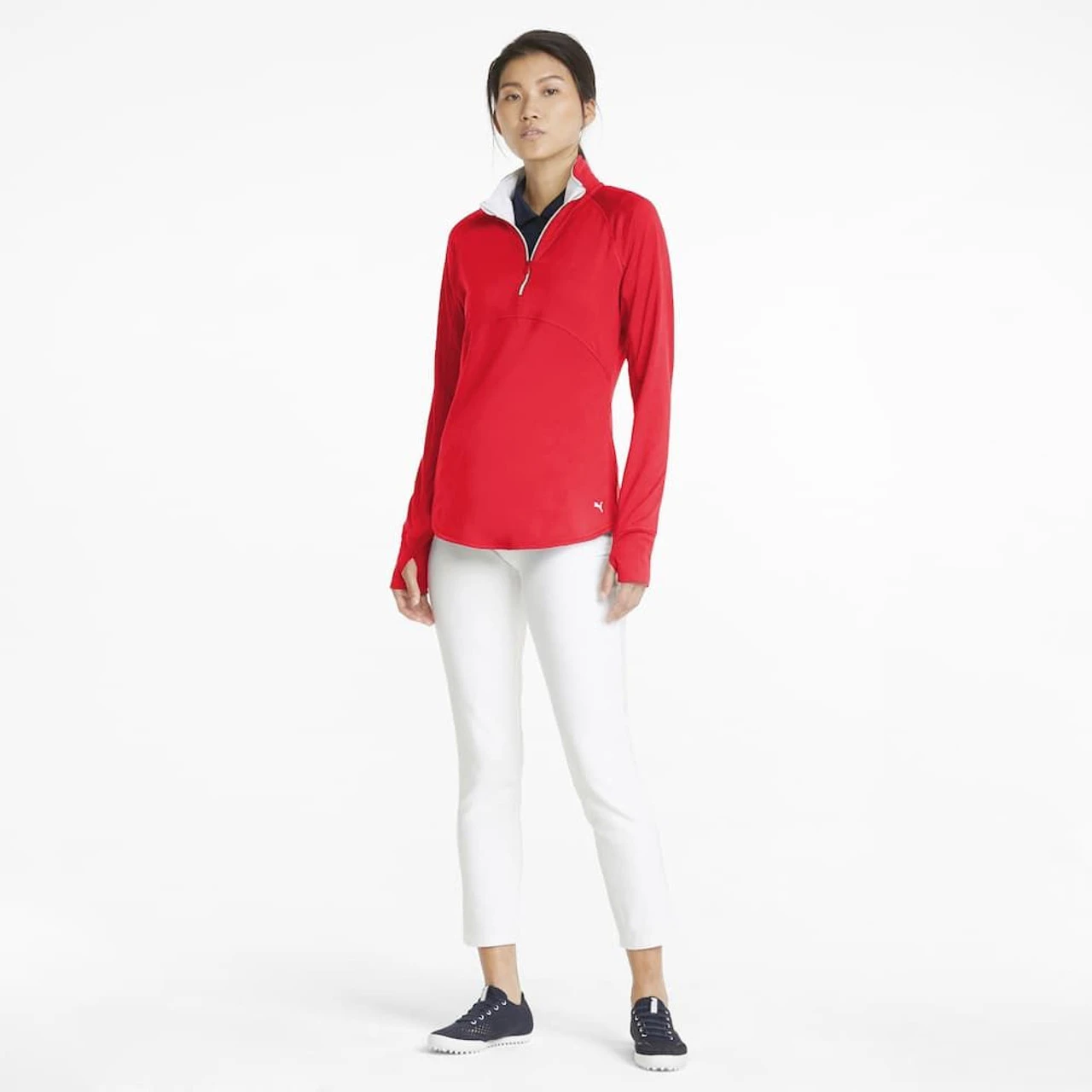 PUMA Golf Puma Womens Gamer Golf 1/4 Zip 11 PUMA Golf Puma Womens Gamer Golf 1/4 Zip - Image 9