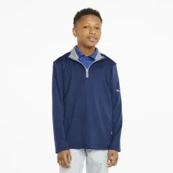PUMA Golf Puma Boys Gamer 1/4 Zip Pullover -Brands Sales Store 535099 05 mod01 78074.1665510659