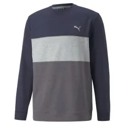 PUMA Golf Puma Cloudspun Colorblock Crewneck -Brands Sales Store 535458 02 00843.1679075015