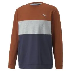 PUMA Golf Puma Cloudspun Colorblock Crewneck -Brands Sales Store 535458 04 26377.1679075015
