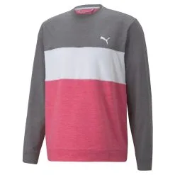 PUMA Golf Puma Cloudspun Colorblock Crewneck -Brands Sales Store 535458 07 68515.1679075015