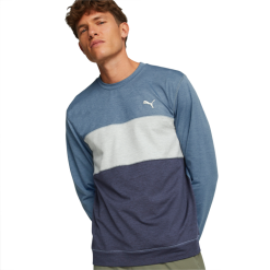 PUMA Golf Puma Cloudspun Colorblock Crewneck -Brands Sales Store 535458 09 mod01 80292.1679075015