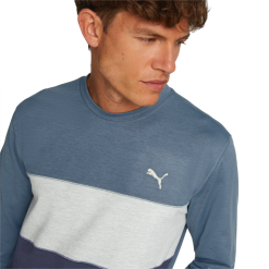 PUMA Golf Puma Cloudspun Colorblock Crewneck -Brands Sales Store 535458 09 mod04 63608.1679075015