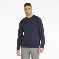 PUMA Golf Puma Cloudspun GRYLBL Crewneck -Brands Sales Store 535500 02 mod01 37117.1669153306