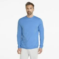 PUMA Golf Puma Cloudspun GRYLBL Crewneck