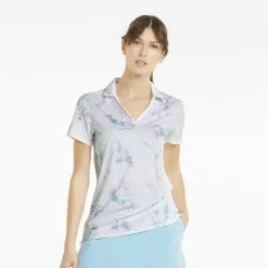 PUMA Golf Puma Womens MATTR Lowlands Polo -Brands Sales Store 535510 02 mod01 71417.1669155346