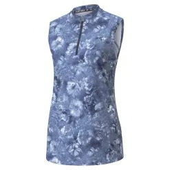 PUMA Golf Puma Womens Cloudspun Iris Sleeveless Polo -Brands Sales Store 535511 01 83466.1673904265