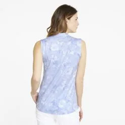 PUMA Golf Puma Womens Cloudspun Iris Sleeveless Polo -Brands Sales Store 535511 02 mod02 06321.1673904265