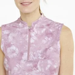 PUMA Golf Puma Womens Cloudspun Iris Sleeveless Polo -Brands Sales Store 535511 03 mod04 17198.1673904265