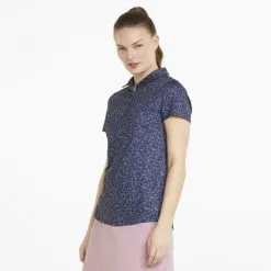 PUMA Golf Puma Womens MATTR Fancy Plants Polo -Brands Sales Store 535512 02 mod01 49396.1679081939