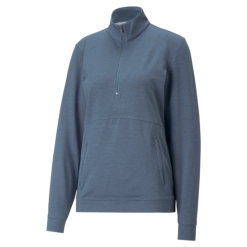 PUMA Golf Puma Womens Cloudspun Rockaway 1/4 Zip -Brands Sales Store 535516 08 95864.1674755601