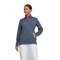 PUMA Golf Puma Womens Cloudspun Rockaway 1/4 Zip -Brands Sales Store 535516 08 mod01 29724.1674755603