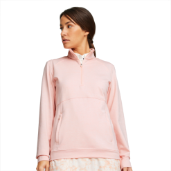 PUMA Golf Puma Womens Cloudspun Rockaway 1/4 Zip -Brands Sales Store 535516 11 mod01 80864.1674755638