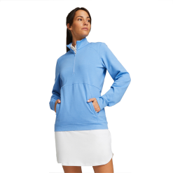 PUMA Golf Puma Womens Cloudspun Rockaway 1/4 Zip -Brands Sales Store 535516 13 mod01 80810.1674755620