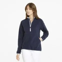PUMA Golf Puma Womens Sherpa 1/4 Zip 26 PUMA Golf Puma Womens Sherpa 1/4 Zip -Brands Sales Store 535517 02 mod01 33925.1669160326