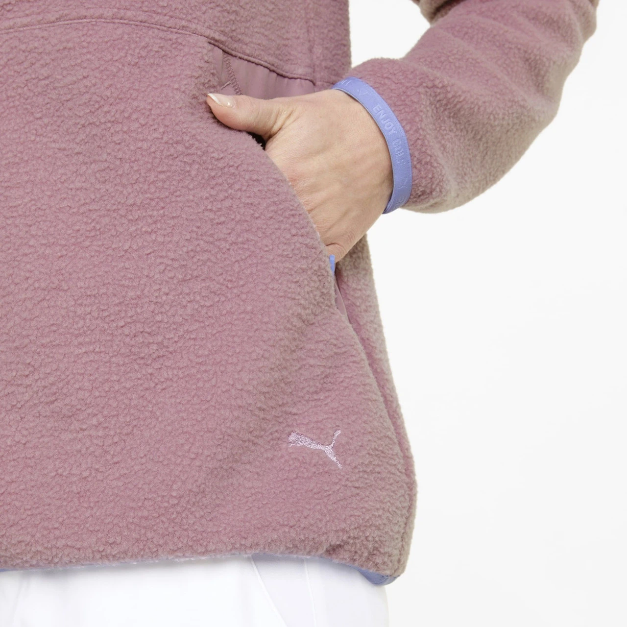 PUMA Golf Puma Womens Sherpa 1/4 Zip 5 PUMA Golf Puma Womens Sherpa 1/4 Zip - Image 3