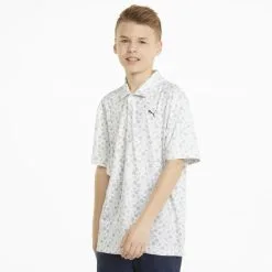 PUMA Golf Puma Boys MATTR Beach Trip Polo -Brands Sales Store 537260 01 mod01 54775.1665512583