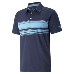PUMA Golf Puma MATTR Grind Polo (LS) -Brands Sales Store 537451 11 59329.1678997511