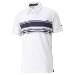 PUMA Golf Puma MATTR Grind Polo (LS) -Brands Sales Store 537451 12 30605.1678997511