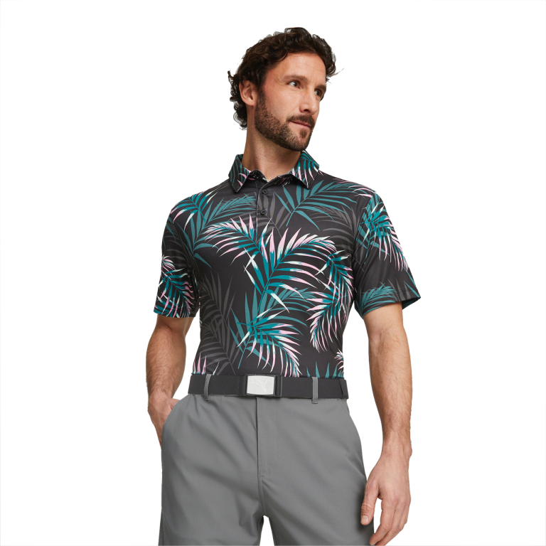 PUMA Golf Puma Cloudspun Palm Leaves Polo 4 PUMA Golf Puma Cloudspun Palm Leaves Polo - Image 2