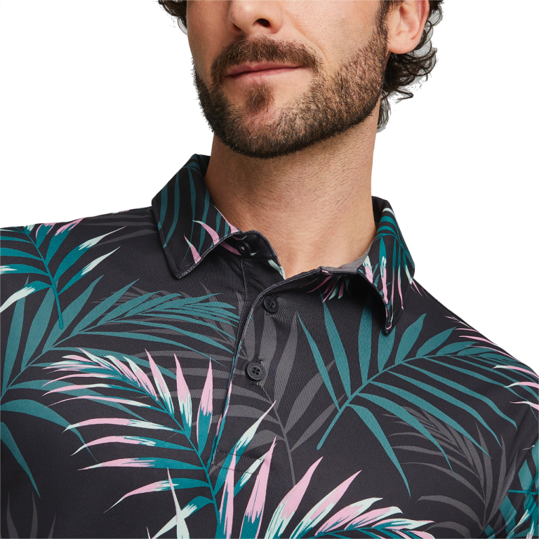 PUMA Golf Puma Cloudspun Palm Leaves Polo 6 PUMA Golf Puma Cloudspun Palm Leaves Polo - Image 4