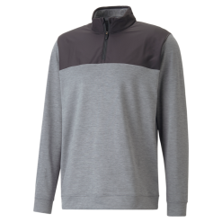 PUMA Golf Puma Cloudspun Colorblock Quarter Zip -Brands Sales Store 537464 01 19575.1679075537