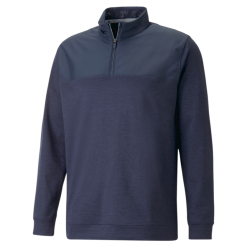 PUMA Golf Puma Cloudspun Colorblock Quarter Zip -Brands Sales Store 537464 03 98207.1679075537
