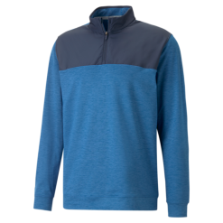 PUMA Golf Puma Cloudspun Colorblock Quarter Zip -Brands Sales Store 537464 06 59335.1679075537