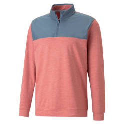 PUMA Golf Puma Cloudspun Colorblock Quarter Zip -Brands Sales Store 537464 07 79194.1679075537