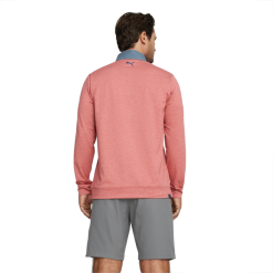 PUMA Golf Puma Cloudspun Colorblock Quarter Zip -Brands Sales Store 537464 07 mod03 48644.1679075537