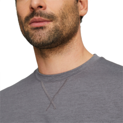PUMA Golf Puma Cloudspun Heather Crewneck (BN) -Brands Sales Store 537466 02 mod02 43508.1679075356