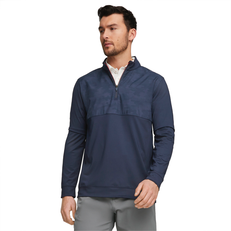 PUMA Golf Puma Volition Camo Cover Quarter Zip 4 PUMA Golf Puma Volition Camo Cover Quarter Zip - Image 2