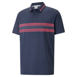 PUMA Golf Puma Volition Freedom Stripe Polo -Brands Sales Store 537476 02 06013.1678998816