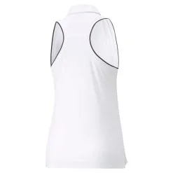 PUMA Golf Puma Womens MATTR Peak Sleeveless Polo -Brands Sales Store 537486 01 bv 33176.1679083073
