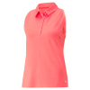PUMA Golf Puma Womens MATTR Peak Sleeveless Polo -Brands Sales Store 537486 08 11943.1679083074