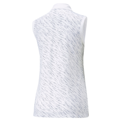 PUMA Golf Puma Womens Cloudspun Whitewater Sleeveless Polo -Brands Sales Store 537490 01 bv 78251.1679082362