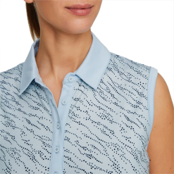 PUMA Golf Puma Womens Cloudspun Whitewater Sleeveless Polo -Brands Sales Store 537490 02 mod02 01095.1679082362