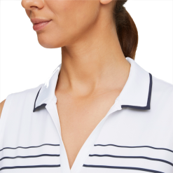 PUMA Golf Puma Womens MATTR Sleeveless Stripe Polo -Brands Sales Store 537496 02 mod02 33101.1679082957