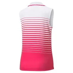PUMA Golf Puma Womens MATTR Sleeveless Stripe Polo -Brands Sales Store 537496 04 bv 28927.1679082957