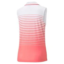 PUMA Golf Puma Womens MATTR Sleeveless Stripe Polo -Brands Sales Store 537496 07 bv 92907.1679082958