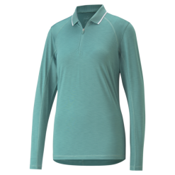 PUMA Golf Puma Womens You-V Long Sleeve Polo