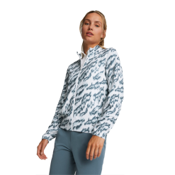 PUMA Golf Puma Womens Cloudspun Animal Print Jacket -Brands Sales Store 538706 01 mod01 79625.1674671663