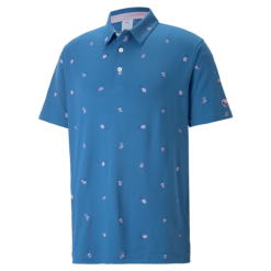 PUMA Golf Puma AP Cloudspun Citrus Polo