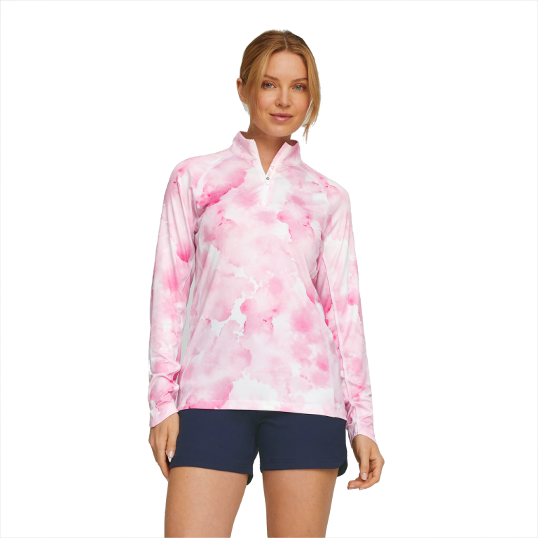 PUMA Golf Puma Womens You-V Cloud 1/4 Zip 9 PUMA Golf Puma Womens You-V Cloud 1/4 Zip - Image 7